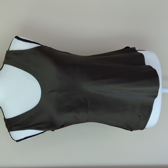 Eileen Fisher 100% Silk Tank Top XS Green - Picture 1 of 16